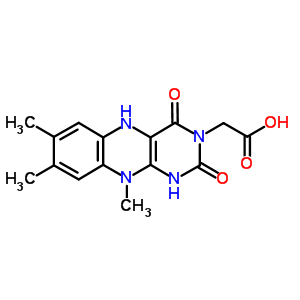1,5-Dihydro-n(3)-carboxymethyllumiflavinStructure,50635-52-4Structure 1,5-Dihydro-n(3)-carboxymethyllumiflavin Structure,50635-52-4Structure