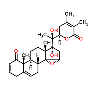 (15alpha,22R)-17,20-二羥基-14,15:22,26-二環(huán)氧麥角甾-2,5,24-三烯-1,26-二酮結(jié)構(gòu)式_50657-14-2結(jié)構(gòu)式