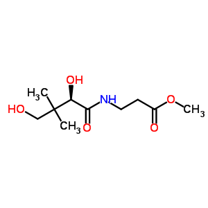 (R)-n-(2,4-dihydroxy-3,3-dimethyl-1-oxobutyl)-beta-alanine methyl esterStructure,50692-78-9Structure (R)-n-(2,4-dihydroxy-3,3-dimethyl-1-oxobutyl)-beta-alanine methyl ester Structure,50692-78-9Structure