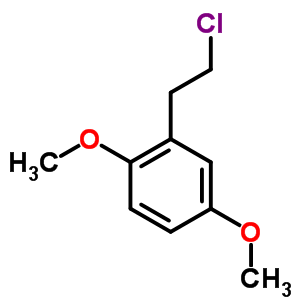 Benzene,2-(2-chloroethyl)-1,4-dimethoxy-Structure,51016-50-3Structure Benzene,2-(2-chloroethyl)-1,4-dimethoxy- Structure,51016-50-3Structure