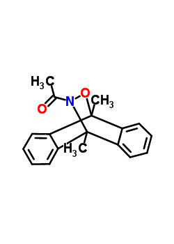 11-乙?；?9,10-二氫-9,10-二甲基-9,10-(環(huán)氧基亞氨基)蒽結(jié)構(gòu)式_51029-28-8結(jié)構(gòu)式