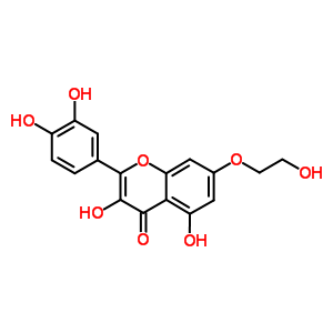 7-O-(beta-hydroxyethyl)quercetinStructure,51031-80-2Structure 7-O-(beta-hydroxyethyl)quercetin Structure,51031-80-2Structure