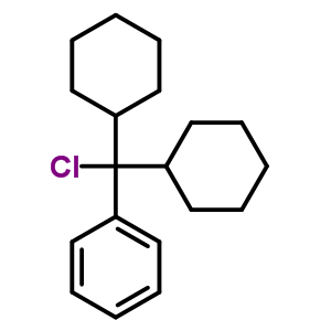 Benzene,(chlorodicyclohexylmethyl)-Structure,51046-32-3Structure Benzene,(chlorodicyclohexylmethyl)- Structure,51046-32-3Structure