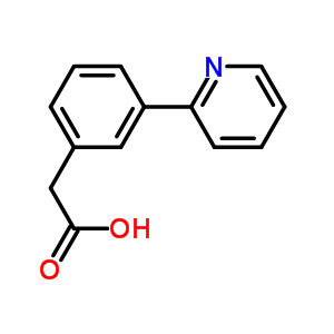 3-(2-Pyridinyl)benzeneacetic acidStructure,51061-68-8Structure 3-(2-Pyridinyl)benzeneacetic acid Structure,51061-68-8Structure
