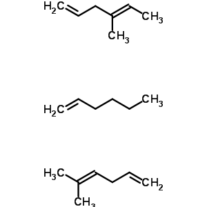 4-Methyl-1,4-hexadiene polymer with 1-hexene and 5-methyl-1,4-hexadieneStructure,51097-38-2Structure 4-Methyl-1,4-hexadiene polymer with 1-hexene and 5-methyl-1,4-hexadiene Structure,51097-38-2Structure