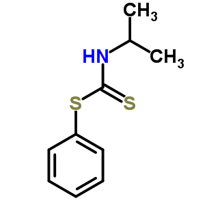 異丙基二硫代氨基甲酸苯酯結(jié)構(gòu)式_51098-13-6結(jié)構(gòu)式