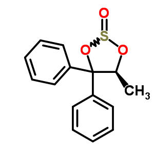 (S)-(-)-1,1-diphenyl-1,2-propanediol cyclic sulfiteStructure,51226-54-1Structure (S)-(-)-1,1-diphenyl-1,2-propanediol cyclic sulfite Structure,51226-54-1Structure