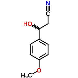 3-Hydroxy-3-(4-methoxyphenyl)propanenitrileStructure,51241-27-1Structure 3-Hydroxy-3-(4-methoxyphenyl)propanenitrile Structure,51241-27-1Structure