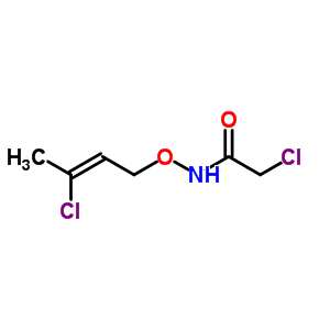 2-Chloro-n-((3-chloro-2-butenyl)oxy)acetamideStructure,51259-28-0Structure 2-Chloro-n-((3-chloro-2-butenyl)oxy)acetamide Structure,51259-28-0Structure