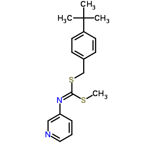 S-(4-(1,1-dimethylethyl)phenyl)methyl s-methyl 3-pyridinylcarbonimidodithioateStructure,51308-52-2Structure S-(4-(1,1-dimethylethyl)phenyl)methyl s-methyl 3-pyridinylcarbonimidodithioate Structure,51308-52-2Structure