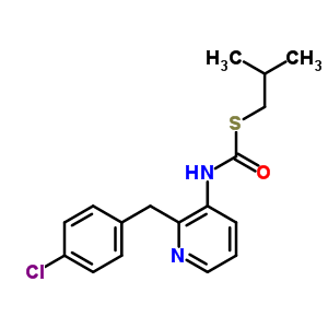 O-((4-chlorophenyl)methyl) s-(2-methylpropyl) 3-pyridinylcarbonimidothioateStructure,51308-77-1Structure O-((4-chlorophenyl)methyl) s-(2-methylpropyl) 3-pyridinylcarbonimidothioate Structure,51308-77-1Structure
