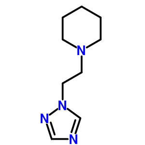 1-(2-Piperidinoethyl)-1h-1,2,4-triazoleStructure,51444-29-2Structure 1-(2-Piperidinoethyl)-1h-1,2,4-triazole Structure,51444-29-2Structure