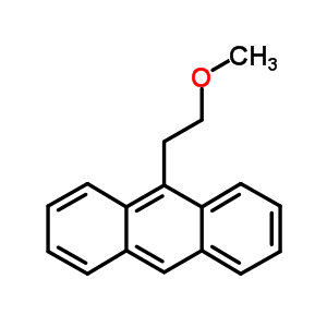 Anthracene,9-(2-methoxyethyl)-Structure,5166-49-4Structure Anthracene,9-(2-methoxyethyl)- Structure,5166-49-4Structure