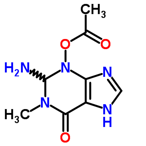 3-(Acetyloxy)-2-amino-1,2,3,7-tetrahydro-1-methyl-6h-purin-6-oneStructure,51732-62-8Structure 3-(Acetyloxy)-2-amino-1,2,3,7-tetrahydro-1-methyl-6h-purin-6-one Structure,51732-62-8Structure