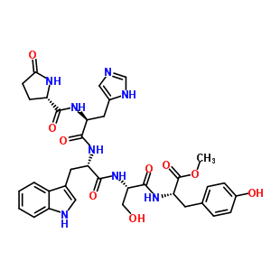 Pyroglutamyl-histidyl-tryptophyl-seryl-tyrosyl methyl esterStructure,51871-39-7Structure Pyroglutamyl-histidyl-tryptophyl-seryl-tyrosyl methyl ester Structure,51871-39-7Structure