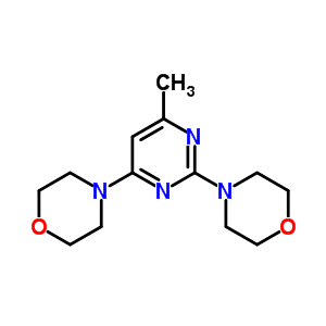 4-Methyl-2,6-dimorpholin-4-yl-pyrimidineStructure,52026-44-5Structure 4-Methyl-2,6-dimorpholin-4-yl-pyrimidine Structure,52026-44-5Structure