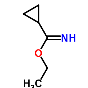 Cyclopropanecarboximidic acid ethyl esterStructure,52186-76-2Structure Cyclopropanecarboximidic acid ethyl ester Structure,52186-76-2Structure
