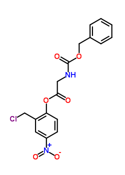 2-Chloromethyl-4-nitrophenyl (n-carbobenzoxy)glycinateStructure,52201-24-8Structure 2-Chloromethyl-4-nitrophenyl (n-carbobenzoxy)glycinate Structure,52201-24-8Structure