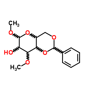 Methyl 4,6-o-benzylidene-3-o-methyl-alpha-d-mannopyranosideStructure,52260-48-7Structure Methyl 4,6-o-benzylidene-3-o-methyl-alpha-d-mannopyranoside Structure,52260-48-7Structure