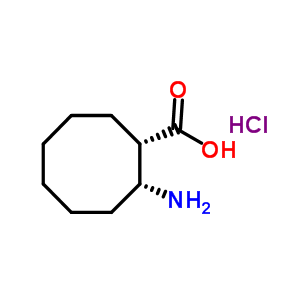 (1S,2r)-2-amino-cyclooctanecarboxylic acid hydrochlorideStructure,522644-10-6Structure (1S,2r)-2-amino-cyclooctanecarboxylic acid hydrochloride Structure,522644-10-6Structure