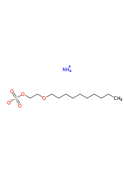 Polyethylene glycol decyl ether sulfate, ammonium saltStructure,52286-19-8Structure Polyethylene glycol decyl ether sulfate, ammonium salt Structure,52286-19-8Structure
