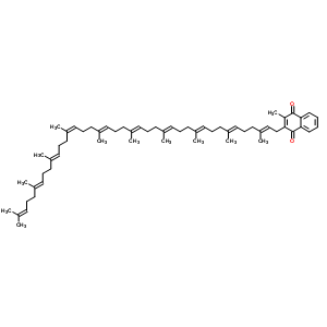 MenaquinoneStructure,523-40-0Structure Menaquinone Structure,523-40-0Structure