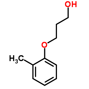3-(鄰甲苯氧基)-1-丙醇結(jié)構(gòu)式_52448-99-4結(jié)構(gòu)式