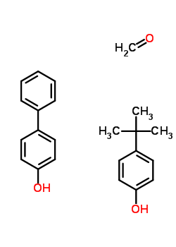 Formaldehyde, polymer with 1,1-biphenyl-4-ol and 4-(1,1-dimethylethyl)phenolStructure,52469-00-8Structure Formaldehyde, polymer with 1,1-biphenyl-4-ol and 4-(1,1-dimethylethyl)phenol Structure,52469-00-8Structure