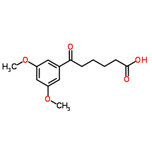6-(3,5-Dimethoxyphenyl)-6-oxohexanoic acidStructure,52483-37-1Structure 6-(3,5-Dimethoxyphenyl)-6-oxohexanoic acid Structure,52483-37-1Structure