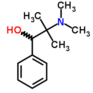 2-Dimethylamino-2-methyl-1-phenyl-propan-1-olStructure,52486-75-6Structure 2-Dimethylamino-2-methyl-1-phenyl-propan-1-ol Structure,52486-75-6Structure