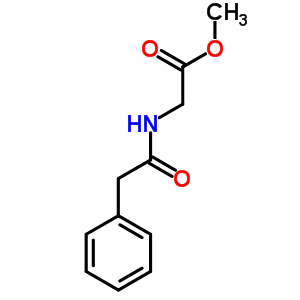 Glycine, n-(2-phenylacetyl)-, methyl esterStructure,5259-87-0Structure Glycine, n-(2-phenylacetyl)-, methyl ester Structure,5259-87-0Structure