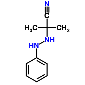 2-Methyl-2-(2-phenylhydrazinyl)propanenitrileStructure,52722-61-9Structure 2-Methyl-2-(2-phenylhydrazinyl)propanenitrile Structure,52722-61-9Structure