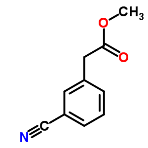 (3-氰基苯基)乙酸甲酯結(jié)構(gòu)式_52798-00-2結(jié)構(gòu)式