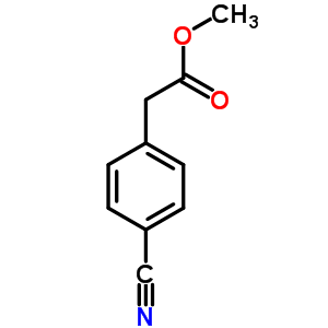 (4-氰基苯基)乙酸甲酯結(jié)構(gòu)式_52798-01-3結(jié)構(gòu)式
