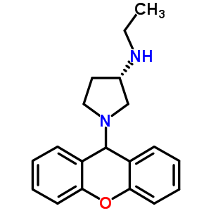 (3S)-n-ethyl-1-(9h-xanthen-9-yl)-3-pyrrolidinamineStructure,52963-47-0Structure (3S)-n-ethyl-1-(9h-xanthen-9-yl)-3-pyrrolidinamine Structure,52963-47-0Structure