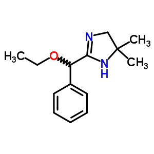 5,5-Dimethyl-2-(α-ethoxybenzyl)-2-imidazolineStructure,52963-60-7Structure 5,5-Dimethyl-2-(α-ethoxybenzyl)-2-imidazoline Structure,52963-60-7Structure