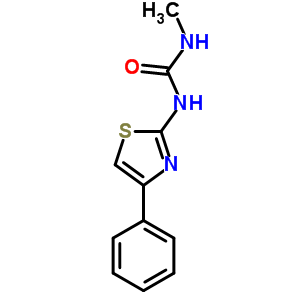 1-Methyl-3-(4-phenylthiazol-2-yl)ureaStructure,52968-02-2Structure 1-Methyl-3-(4-phenylthiazol-2-yl)urea Structure,52968-02-2Structure