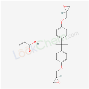 2-丙酸 polymer with 2,2,-[(1-甲基亞乙基)雙(4,1-亞苯基氧基亞甲基)]雙(環(huán)氧乙烷)結構式_52985-33-8結構式