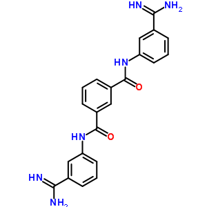 N,n-bis(3-carbamimidoylphenyl)benzene-1,3-dicarboxamideStructure,5300-78-7Structure N,n-bis(3-carbamimidoylphenyl)benzene-1,3-dicarboxamide Structure,5300-78-7Structure