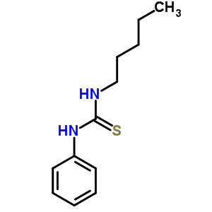 N-pentyl-n’-phenylthioureaStructure,53088-08-7Structure N-pentyl-n’-phenylthiourea Structure,53088-08-7Structure