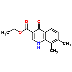 Ethyl 4-hydroxy-7,8-dimethylquinoline-3-carboxylateStructure,53164-33-3Structure Ethyl 4-hydroxy-7,8-dimethylquinoline-3-carboxylate Structure,53164-33-3Structure