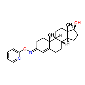 17Beta-hydroxyandrost-4-en-3-one o-(2-pyridyl)oximeStructure,53224-68-3Structure 17Beta-hydroxyandrost-4-en-3-one o-(2-pyridyl)oxime Structure,53224-68-3Structure