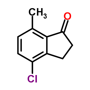 4-Chloro-7-methyl-2,3-dihydroinden-1-one Structure,5333-90-4Structure