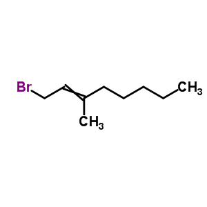 (Z)-(9CI)-1-溴-3-甲基-2-辛烯結構式_53369-62-3結構式