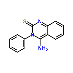 4-Amino-3-phenyl-quinazoline-2-thioneStructure,53412-77-4Structure 4-Amino-3-phenyl-quinazoline-2-thione Structure,53412-77-4Structure