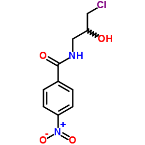 N-(3-chloro-2-hydroxypropyl)-p-nitrobenzamideStructure,53460-76-7Structure N-(3-chloro-2-hydroxypropyl)-p-nitrobenzamide Structure,53460-76-7Structure