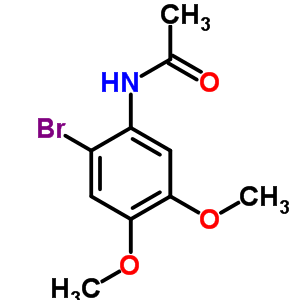 Acetamide,n-(2-bromo-4,5-dimethoxyphenyl)-Structure,5349-12-2Structure Acetamide,n-(2-bromo-4,5-dimethoxyphenyl)- Structure,5349-12-2Structure