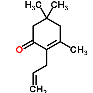 3,5,5-Trimethyl-2-(2-propenyl)-2-cyclohexen-1-oneStructure,53543-47-8Structure 3,5,5-Trimethyl-2-(2-propenyl)-2-cyclohexen-1-one Structure,53543-47-8Structure