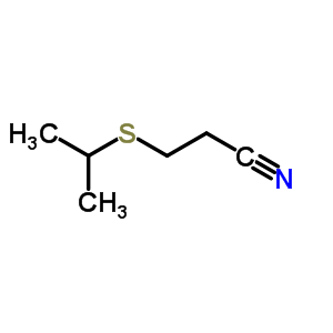 3-Propan-2-ylsulfanylpropanenitrileStructure,53584-04-6Structure 3-Propan-2-ylsulfanylpropanenitrile Structure,53584-04-6Structure