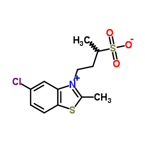 5-Chloro-2-methyl-3-(3-sulfonatobutyl)benzothiazol-3-iumStructure,53622-16-5Structure 5-Chloro-2-methyl-3-(3-sulfonatobutyl)benzothiazol-3-ium Structure,53622-16-5Structure